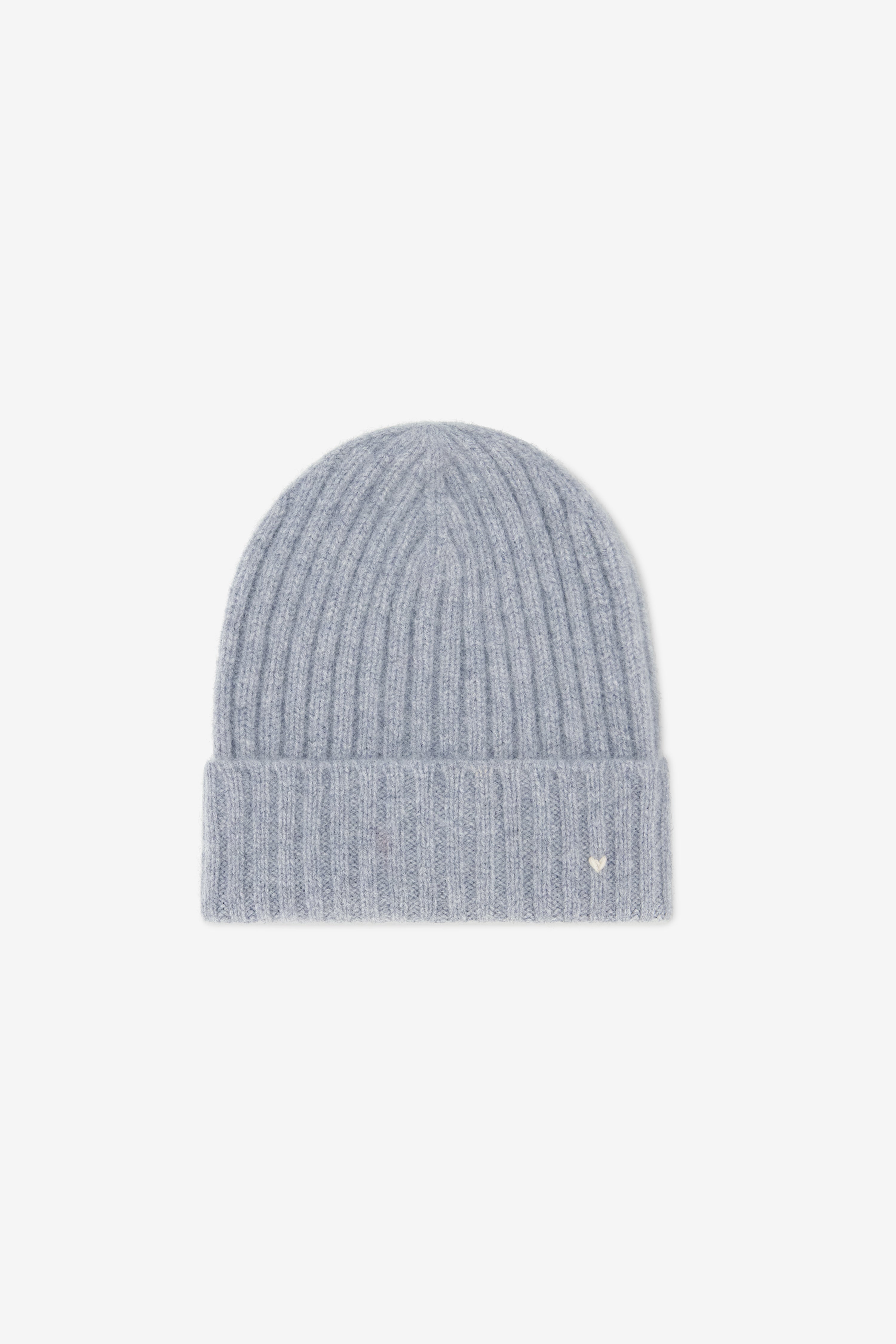 The Rib Beanie – Grey Melange