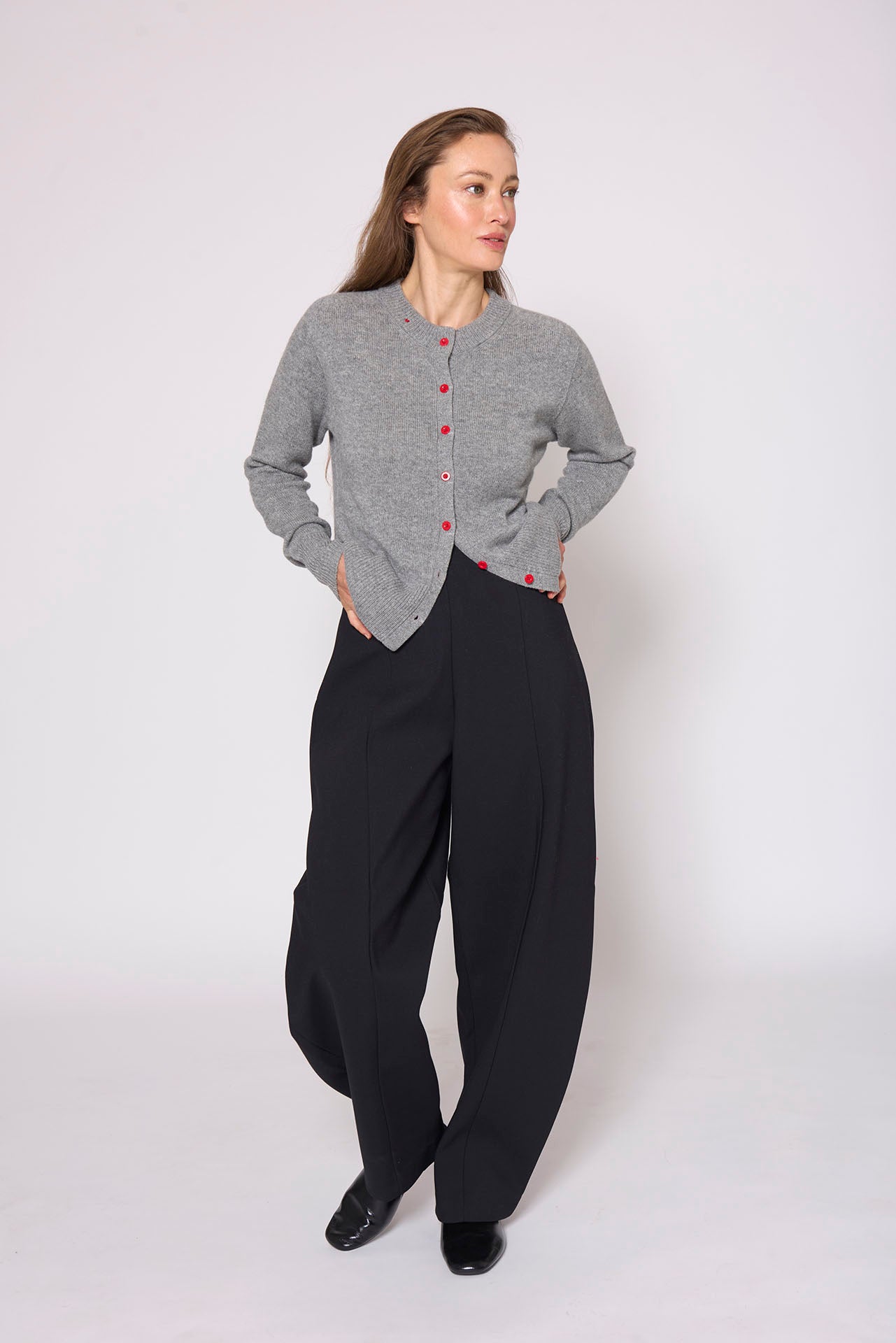 (Pre-Order) The Button Cardigan - Grey