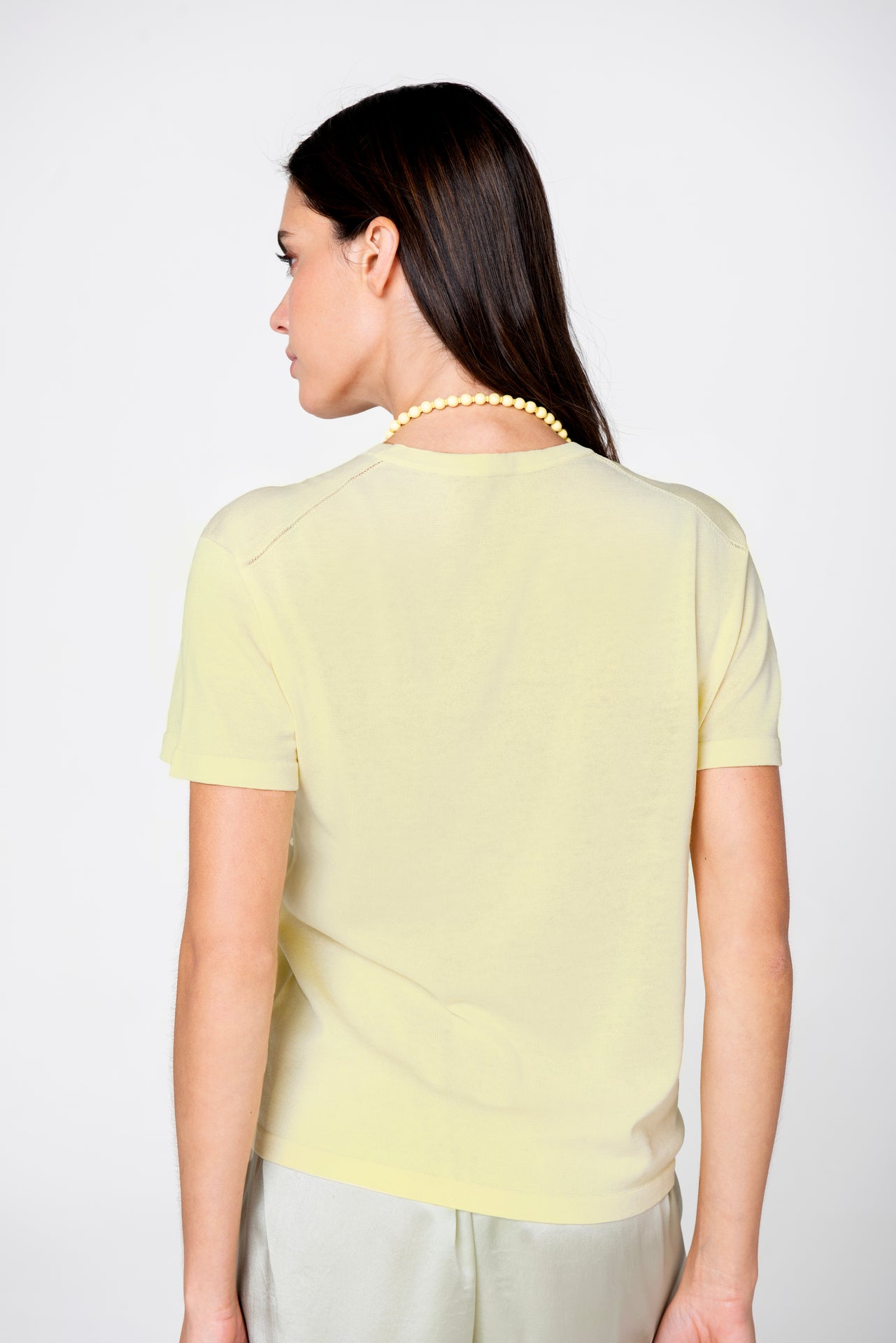 The Silk Tee - Butter