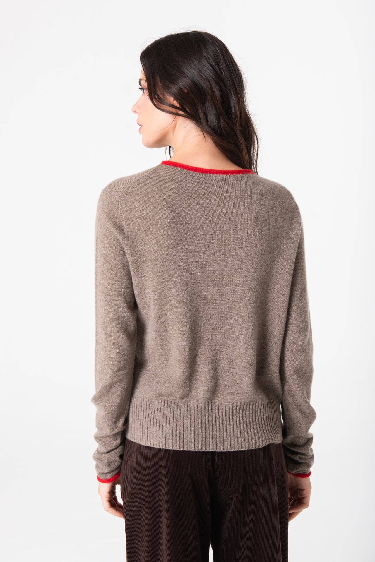 Trish Roll-Edge in Cashmere - Umber