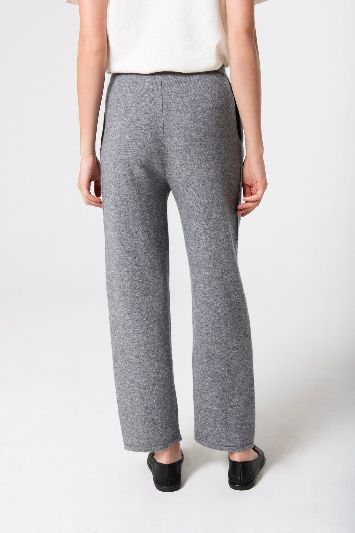 Zoé Barrel in Cashmere/Wool - Grey