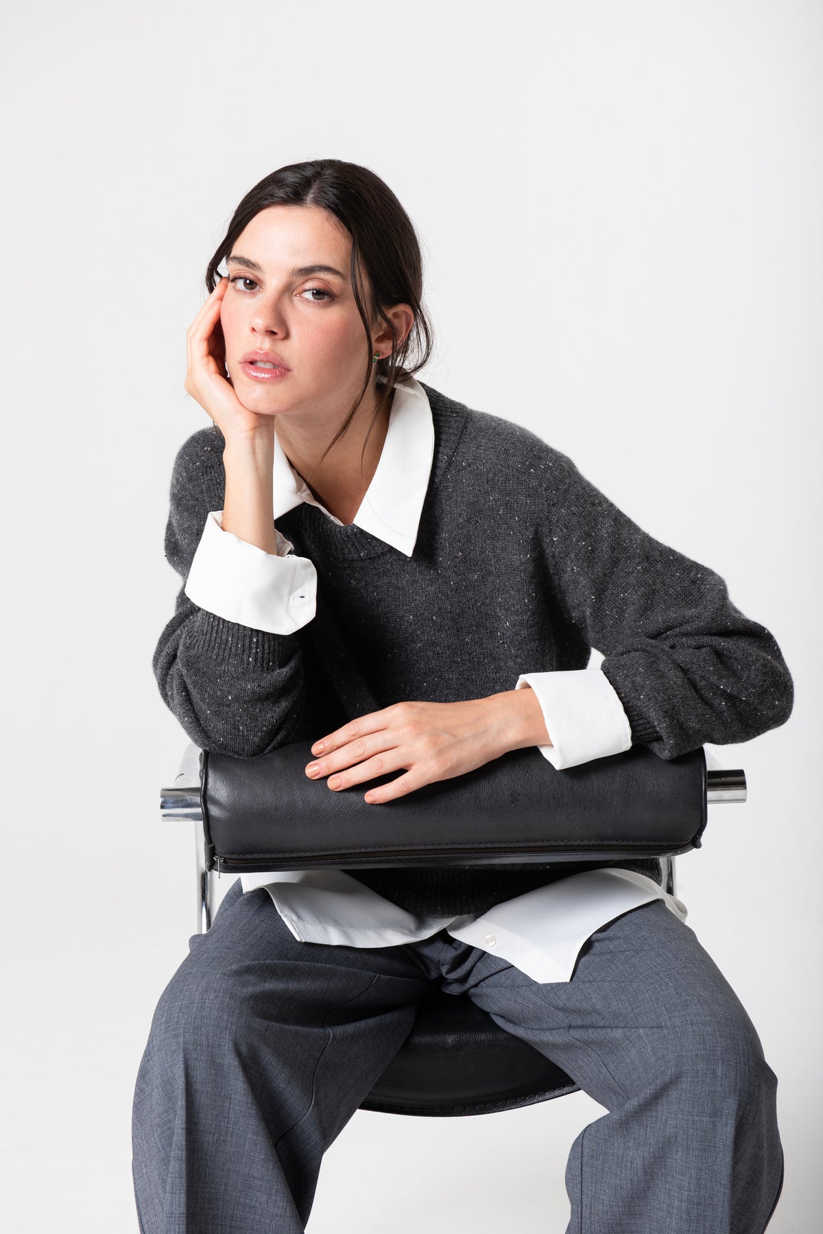 Chloe Crew in Cashmere - Ashfall