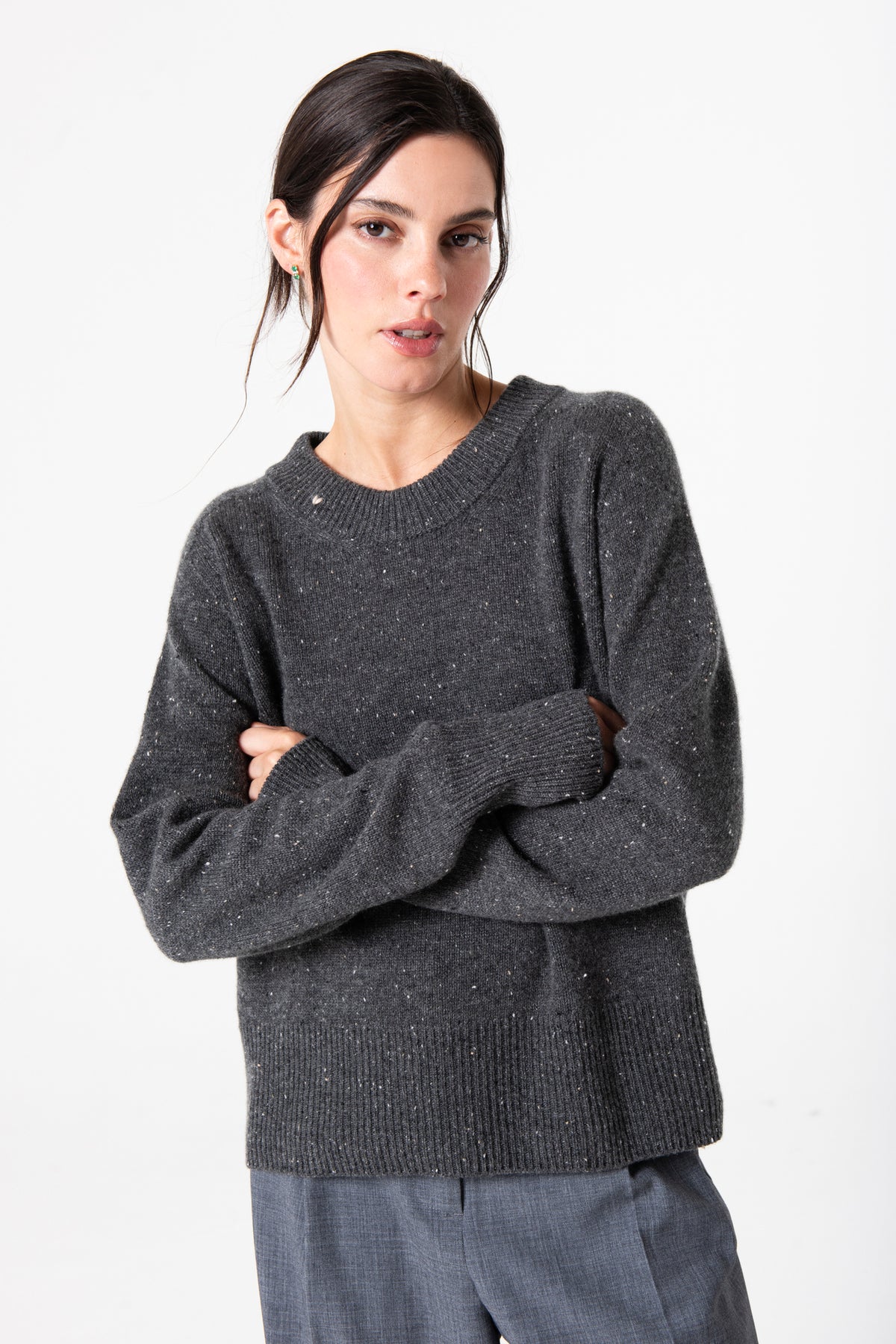 Chloe Crew in Cashmere - Ashfall
