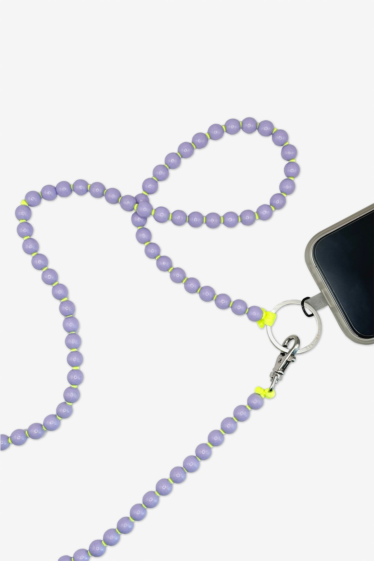 Phone Necklace - Lilac/Neyon Yellow