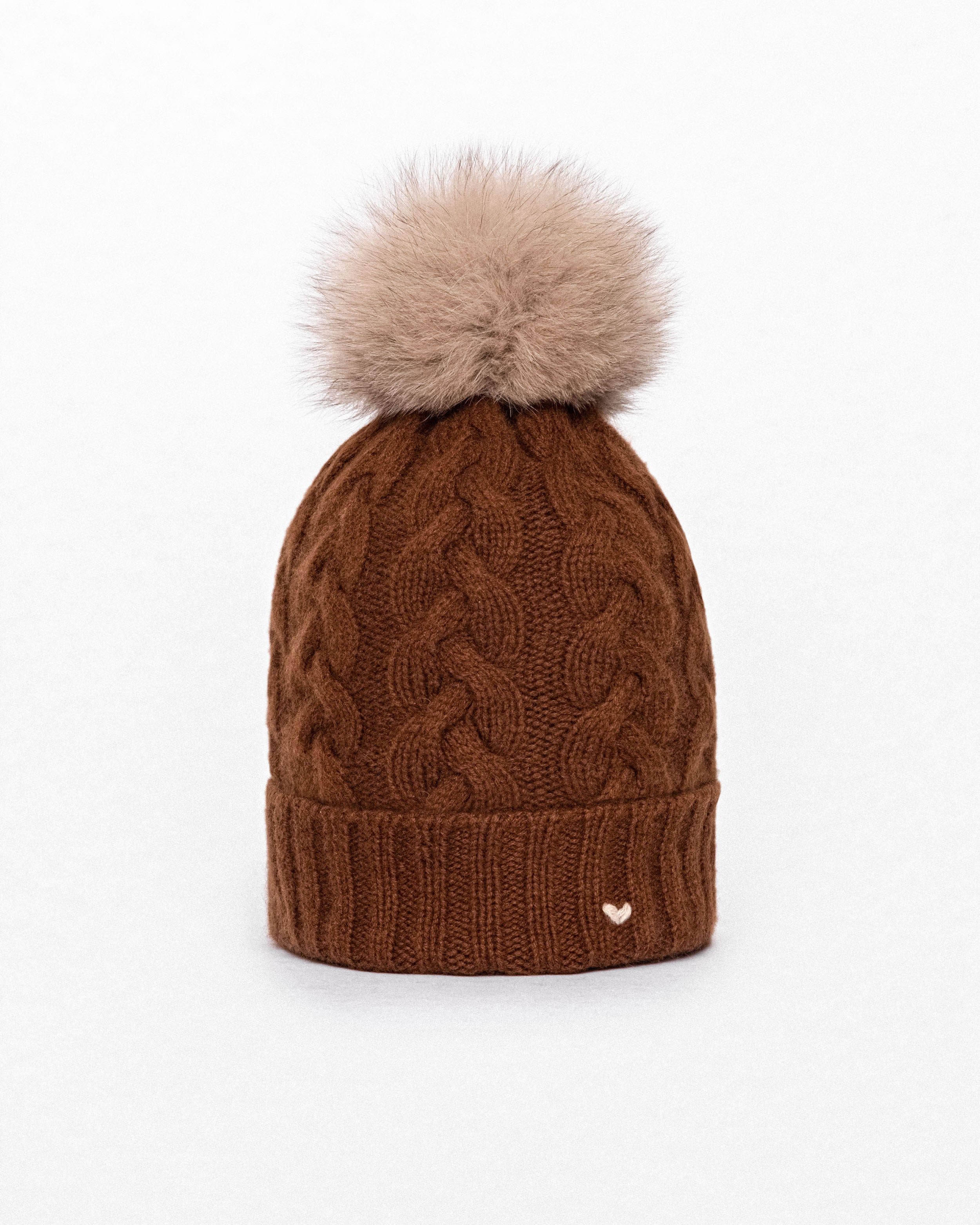 Hazelnut Braided Beanie