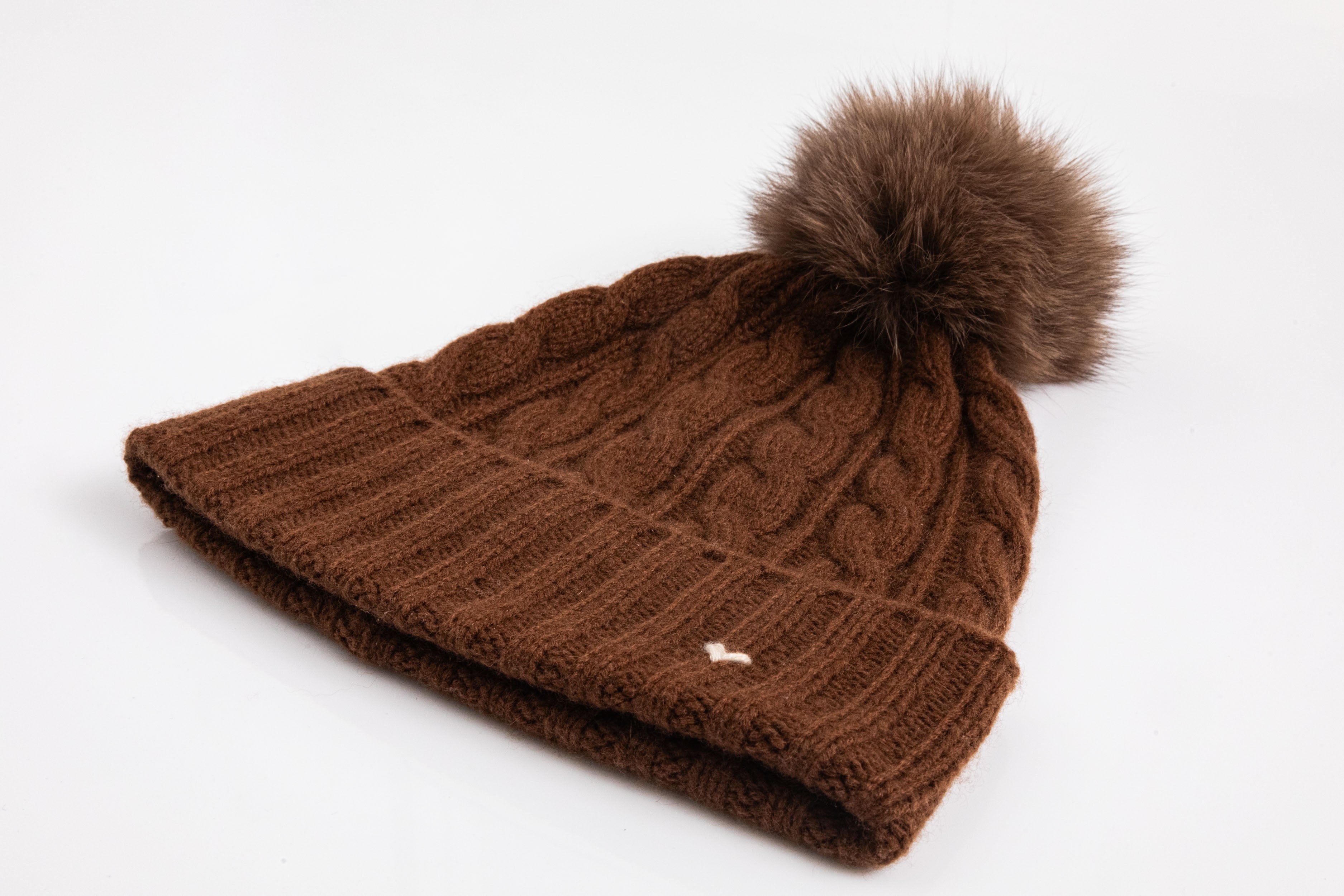 The Kids Cable Beanie – Hazelnut