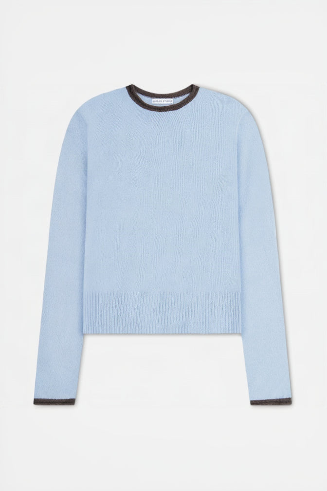 Trish Roll-Edge in Cashmere - Sky