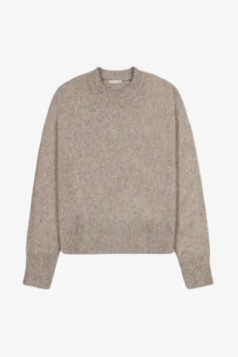 Emma Crew in Silk-Cashmere - Fawn