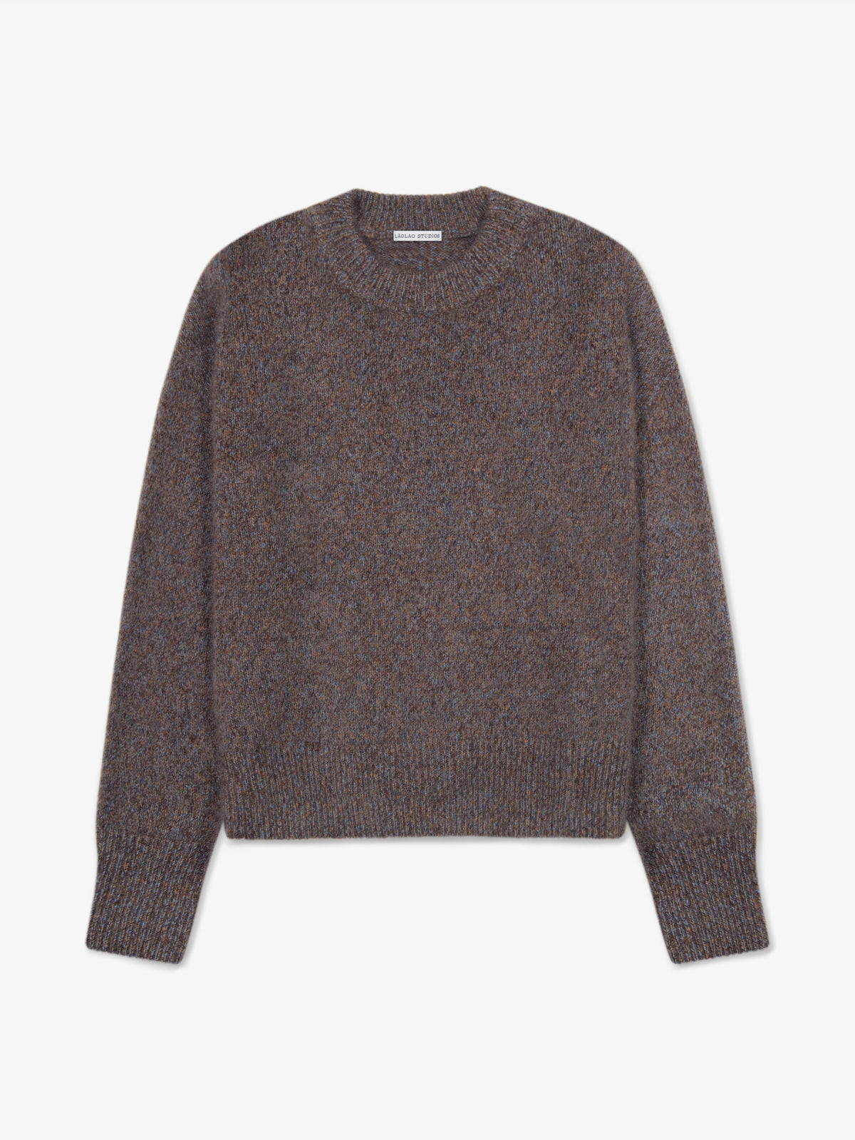 Emma Crew in Silk-Cashmere - Sable Ink