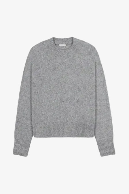 Emma Crew in Silk-Cashmere - Heather