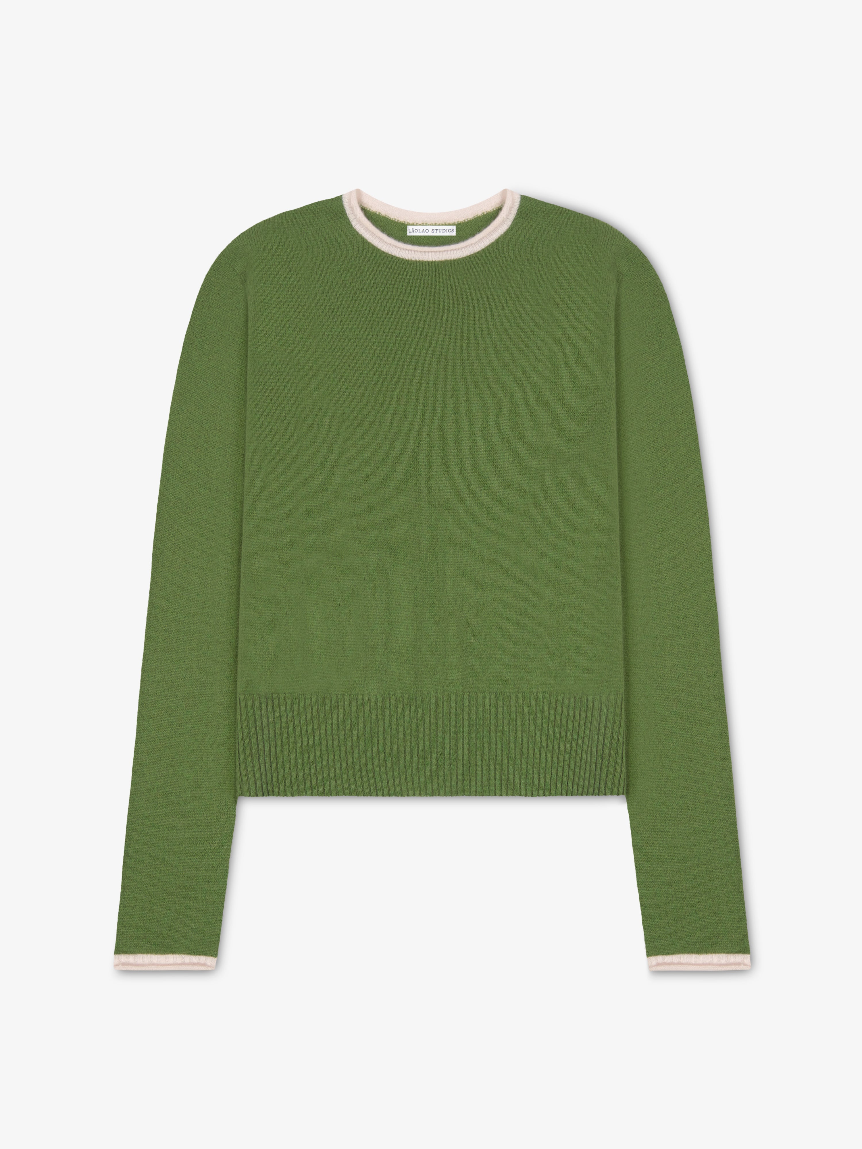 Trish Roll-Edge in Cashmere - Matcha