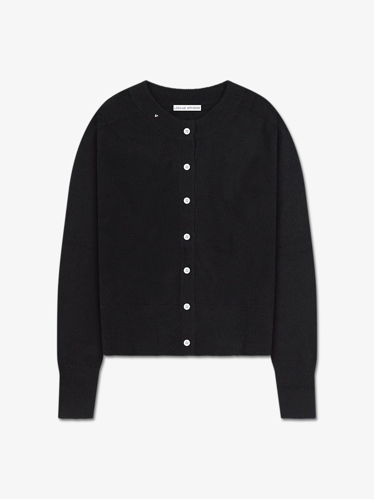 Halle Cardigan in Cashmere - Black