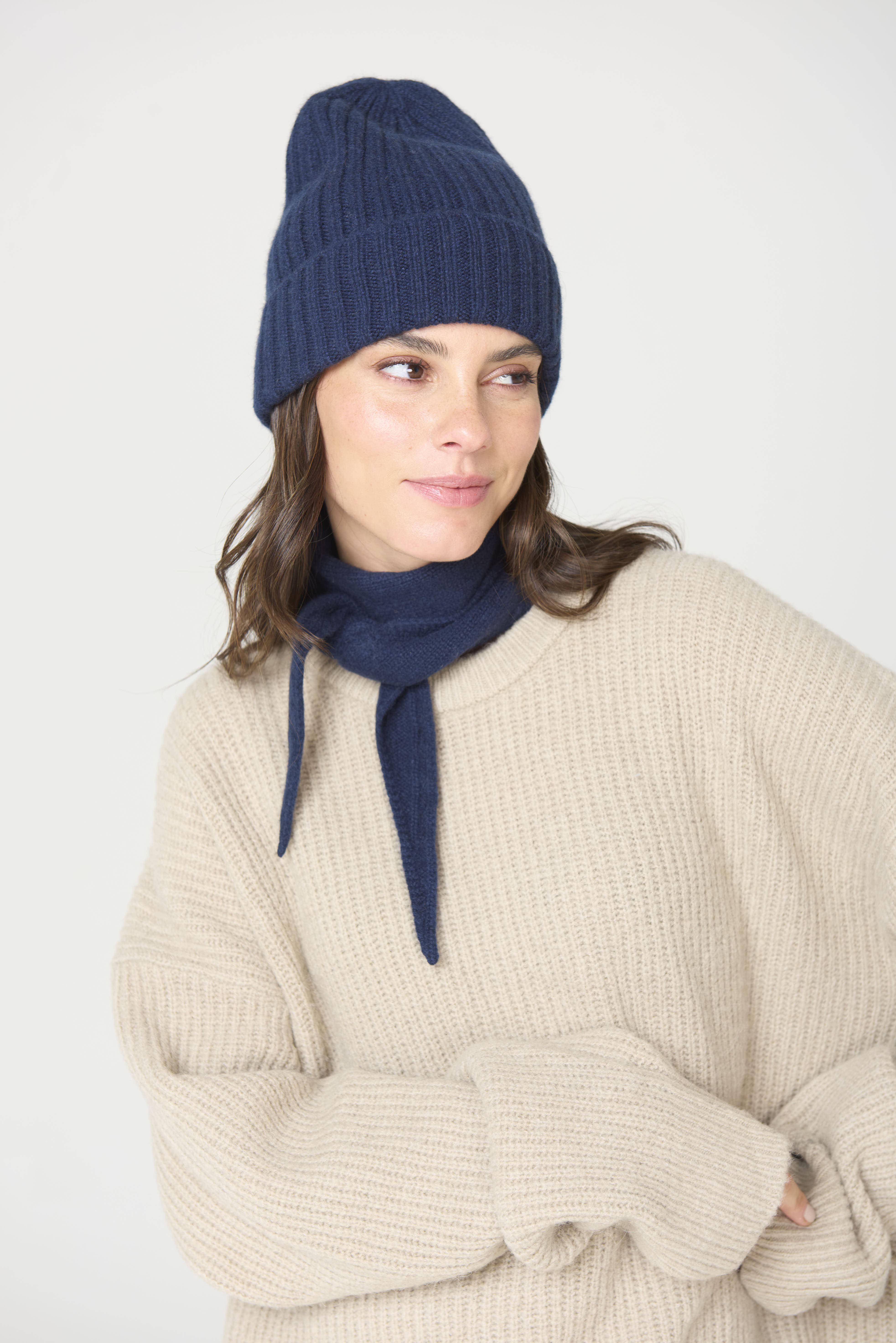 The Mini Scarf - Navy