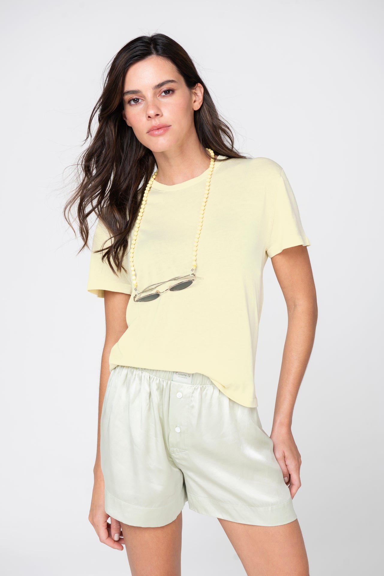 The Silk Tee - Butter