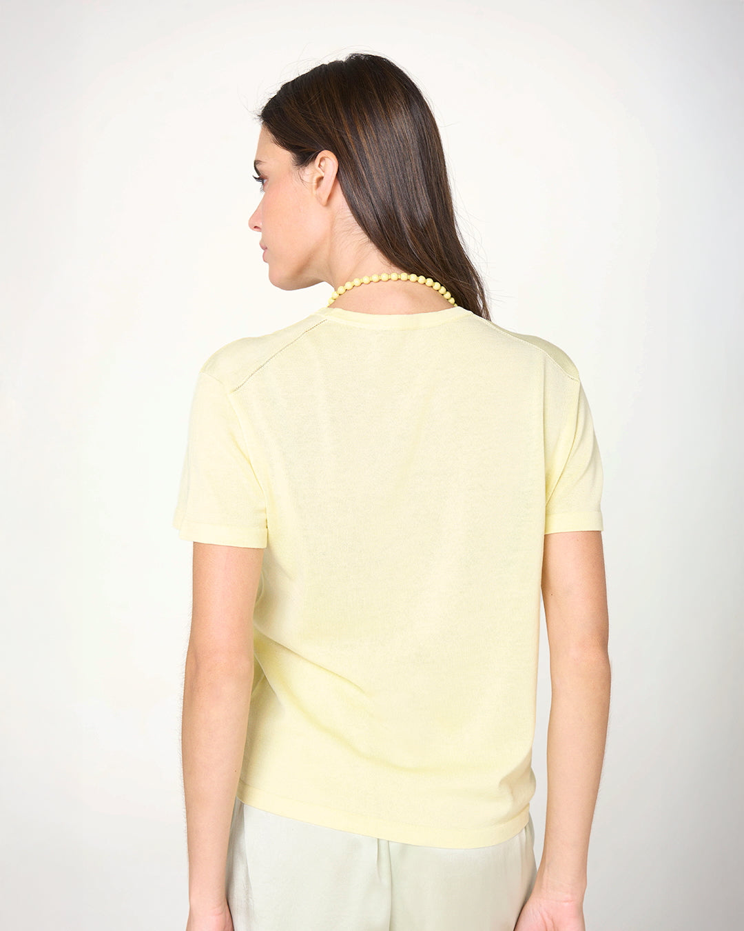 The Silk Tee - Butter