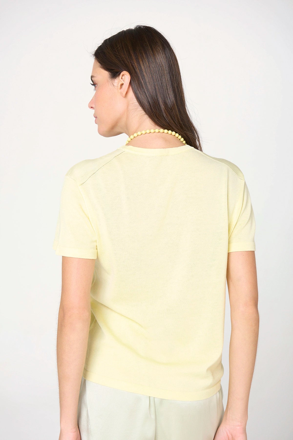 The Silk Tee - Butter