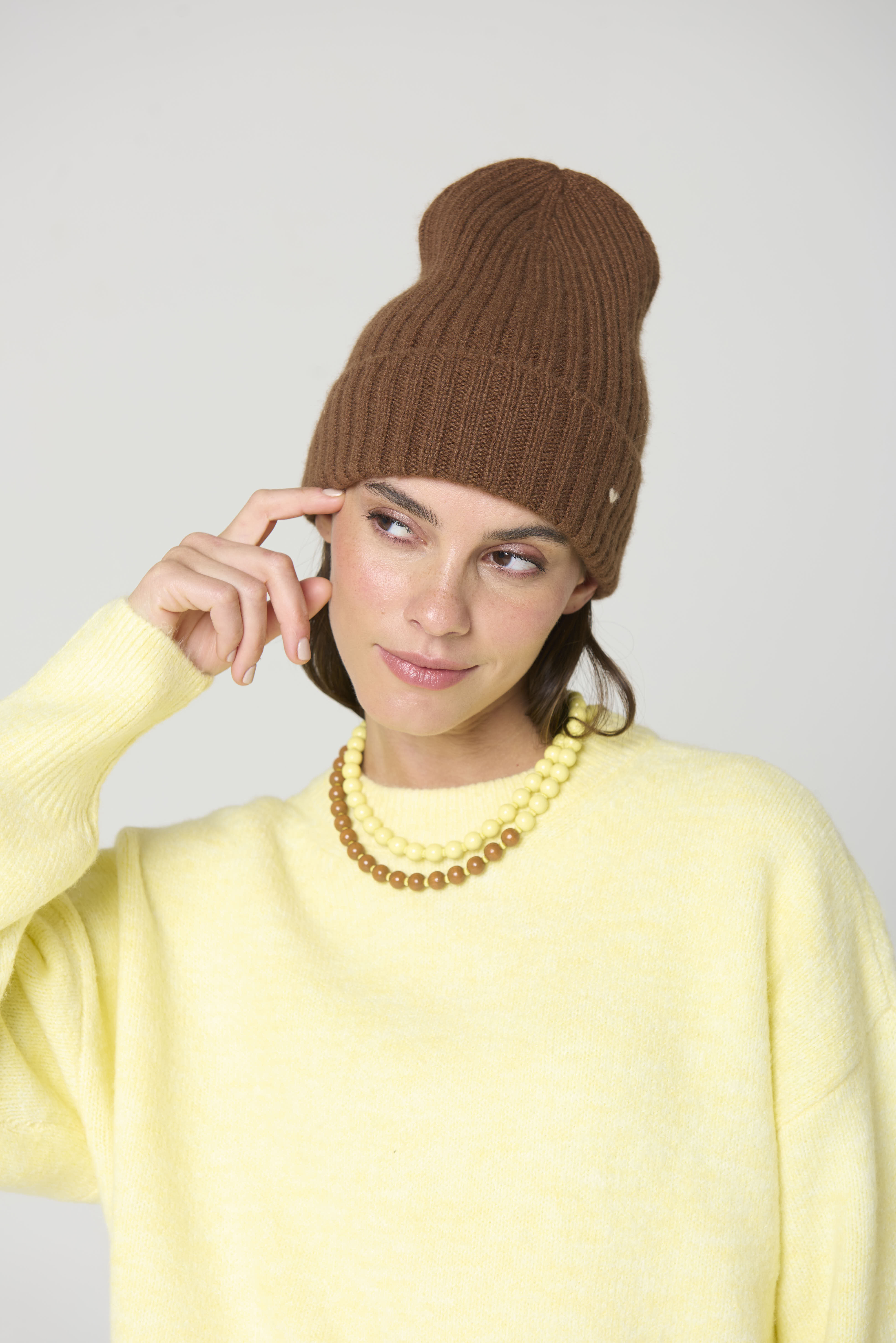 Phone Necklace - Butter/Mocca Duo