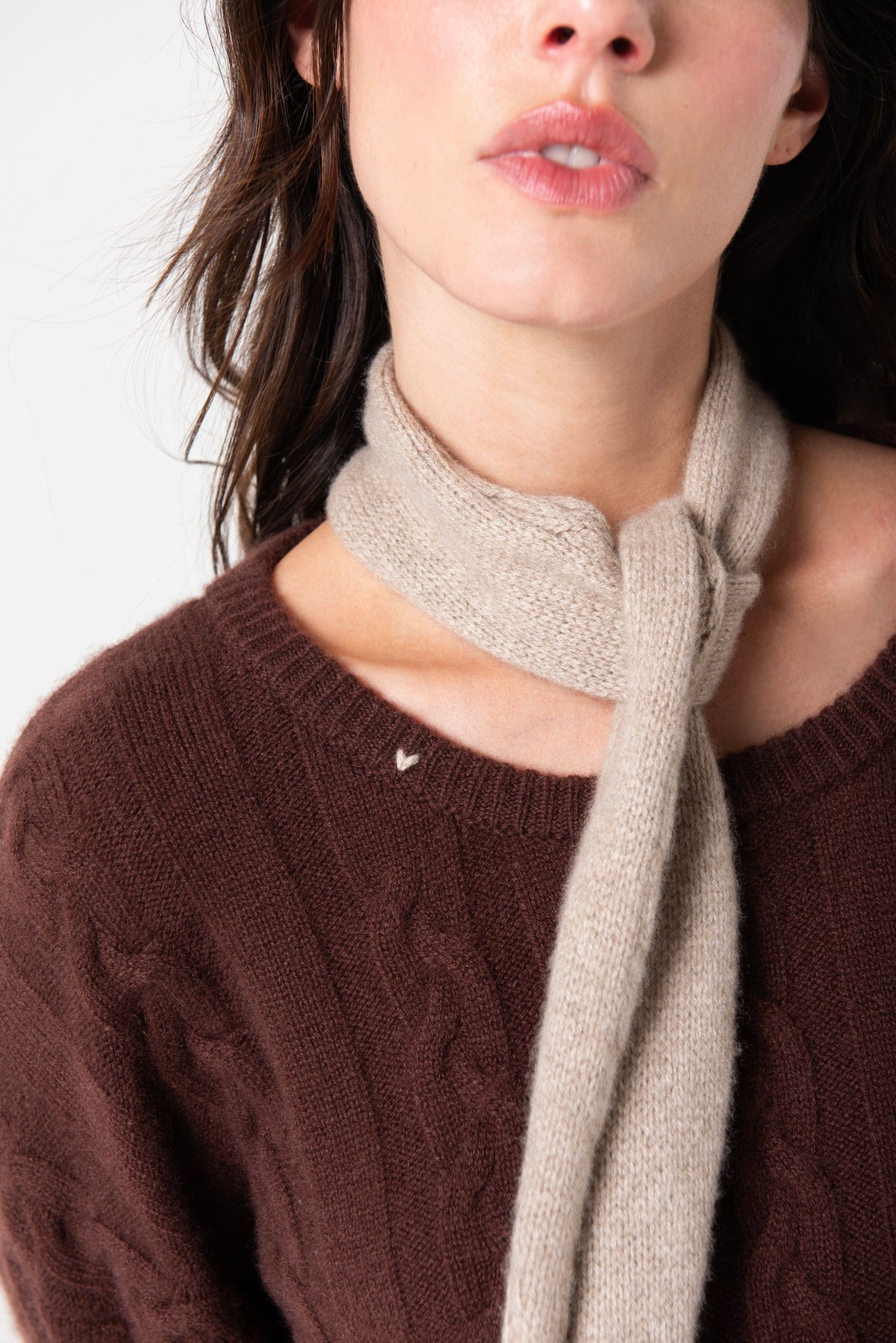 Mini Scarf - Taupe