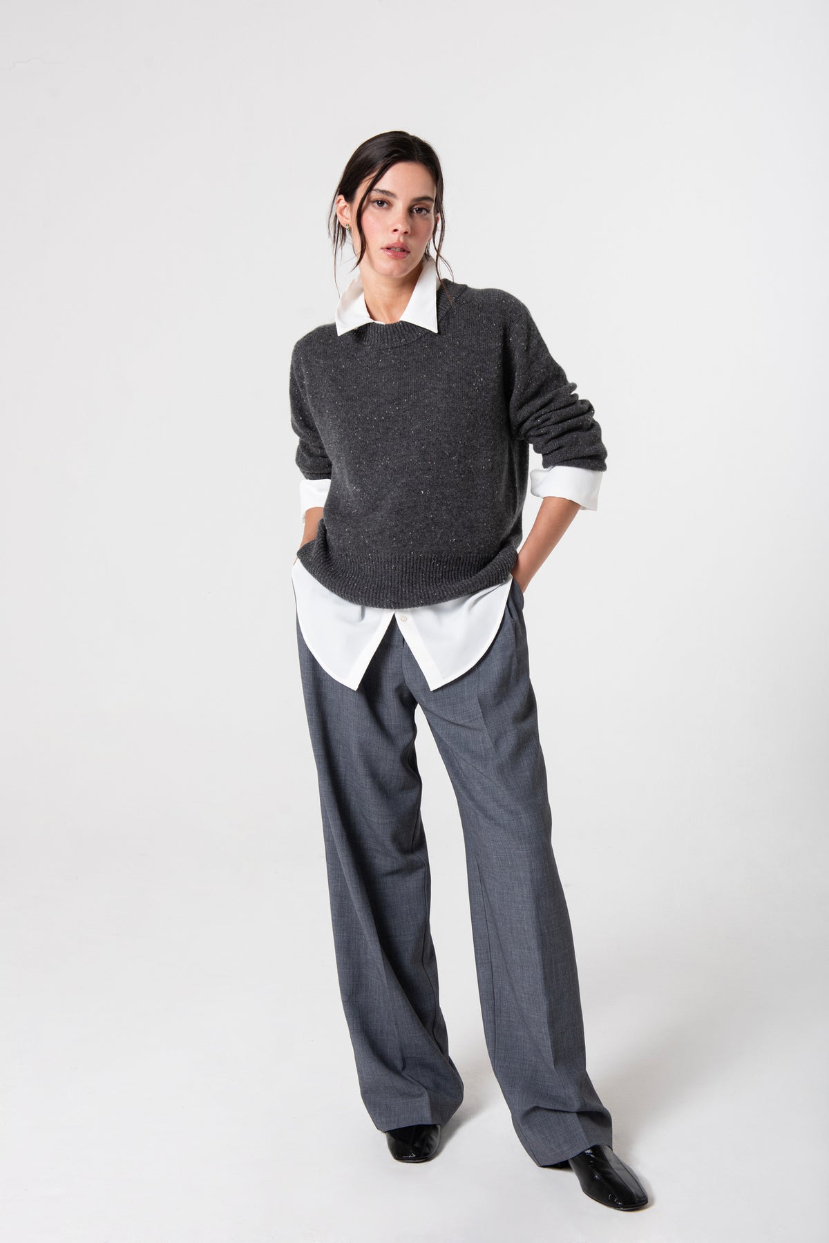 Chloe Crew in Cashmere - Ashfall