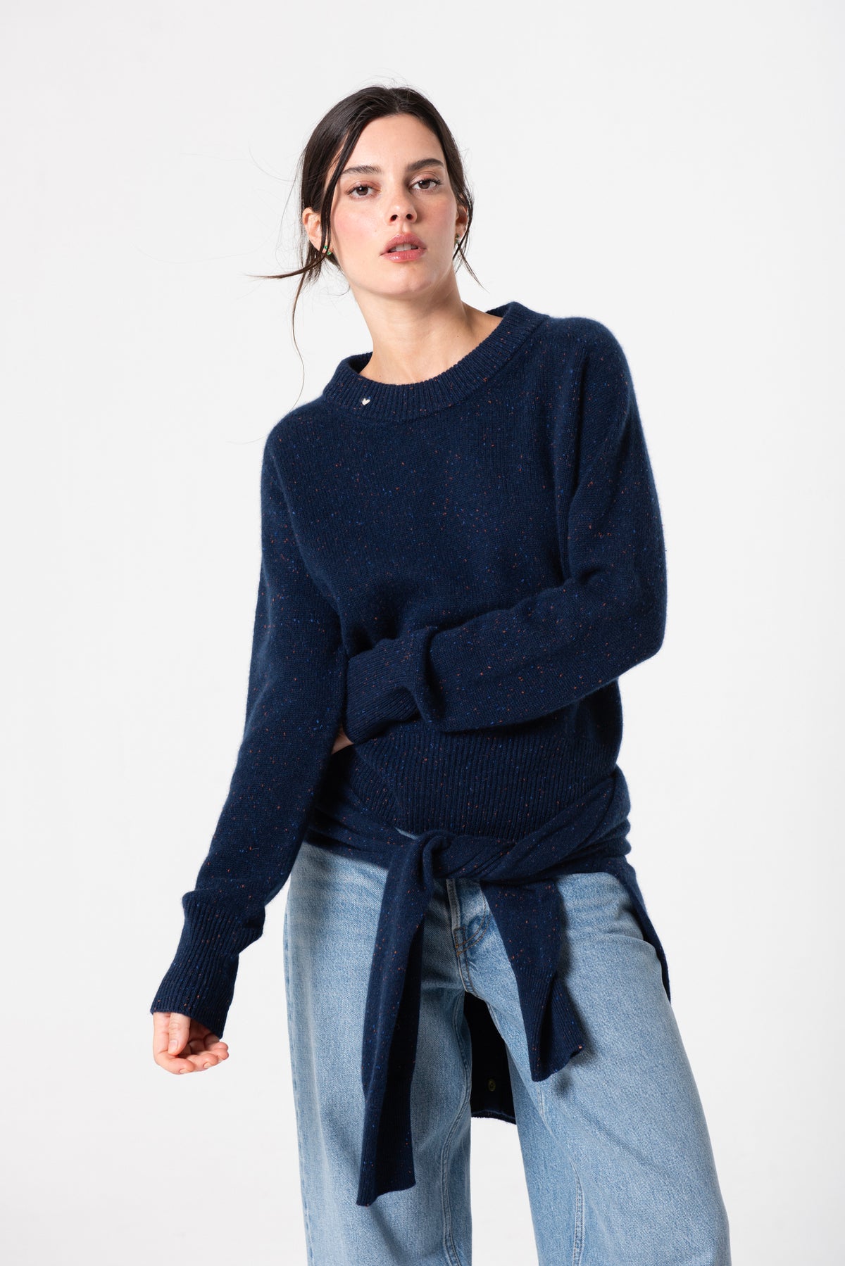 Chloe Crew in Cashmere - Midnight