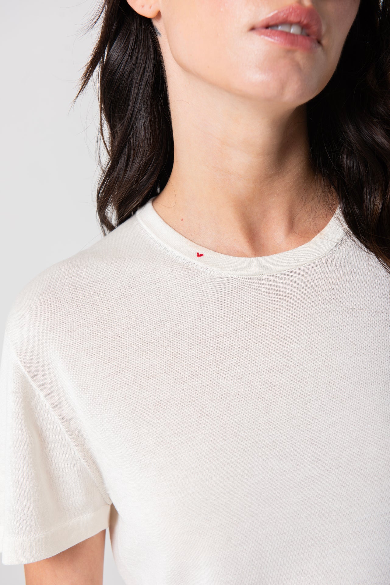 Silk Tee - Ivory