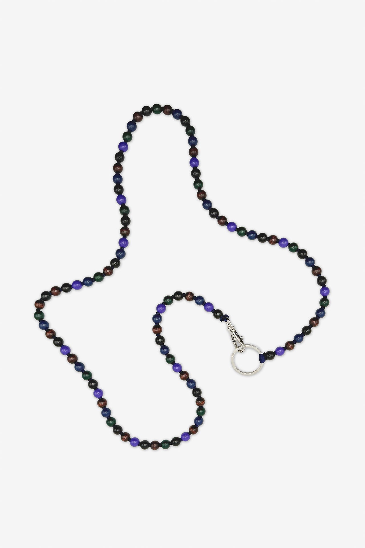 Phone Necklace - Purple/black mix