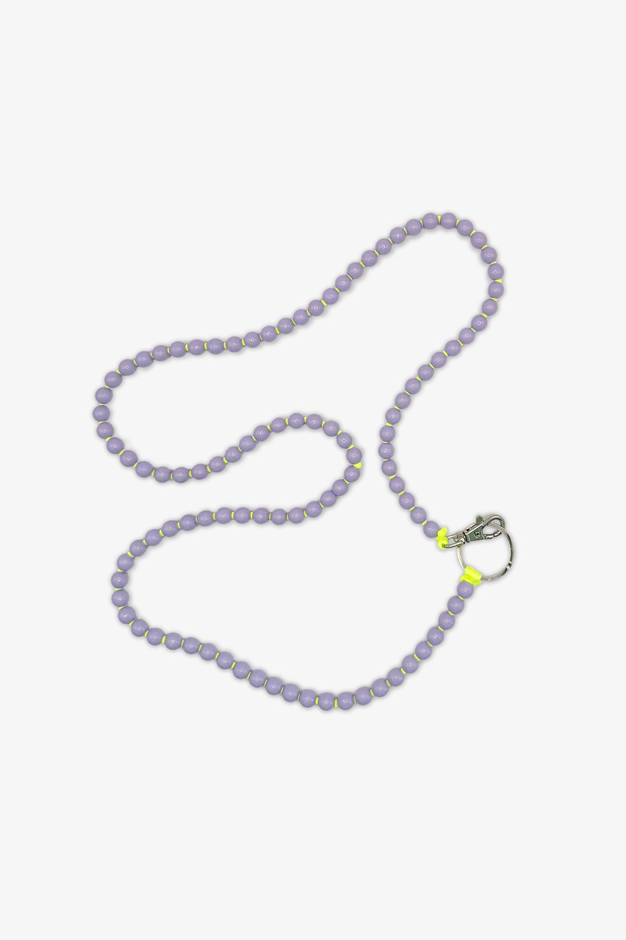 Phone Necklace - Lilac/Neyon Yellow