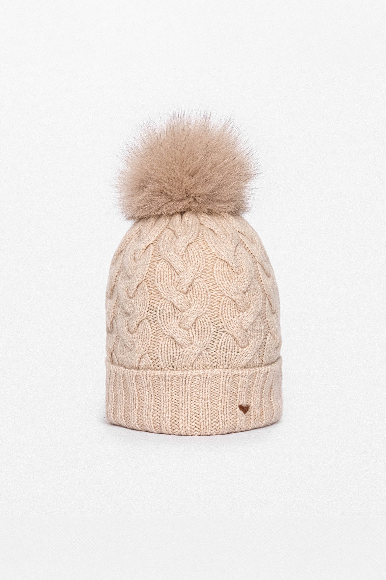 The Braid Beanie - Oatmeal