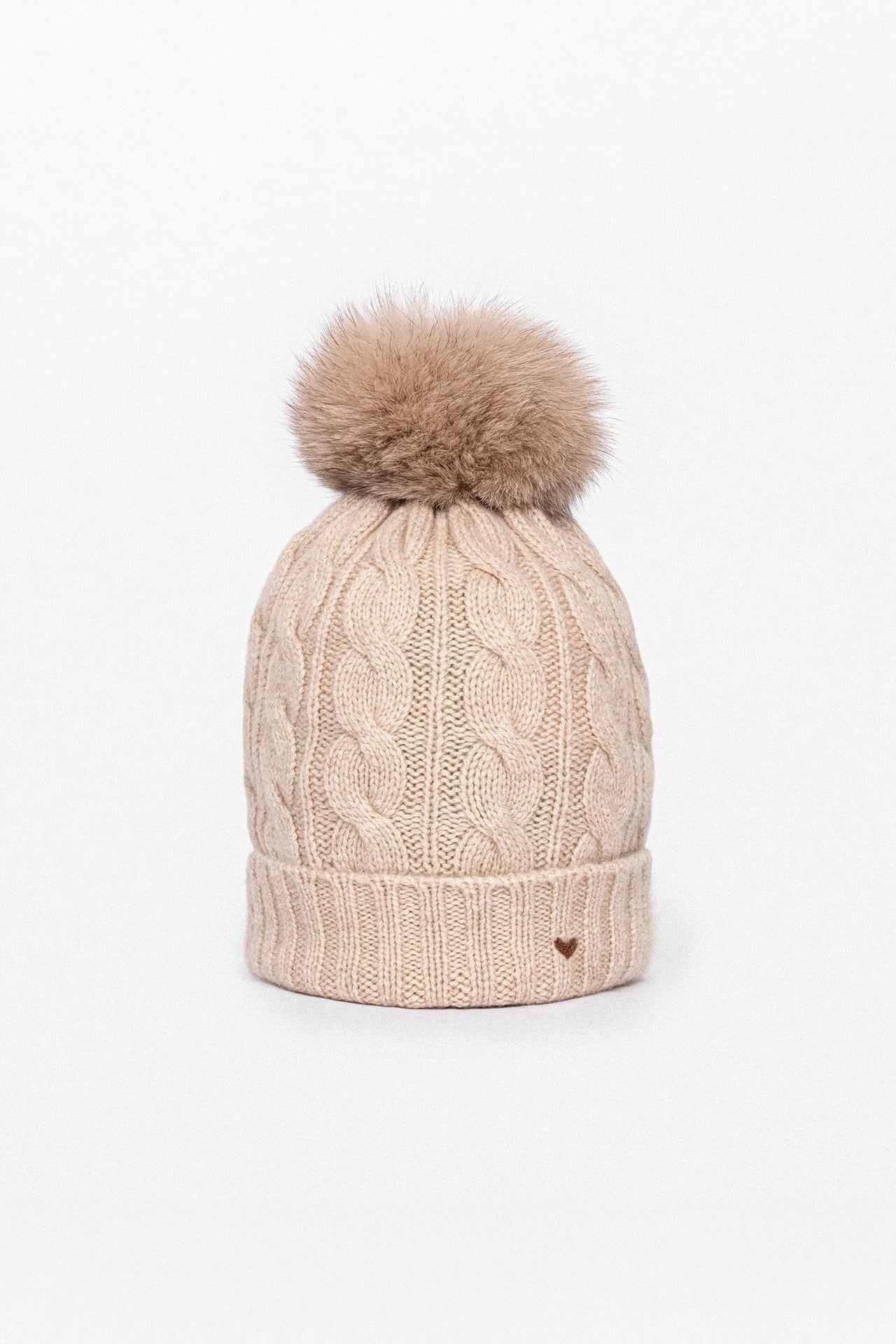The Cable Beanie – Oatmeal