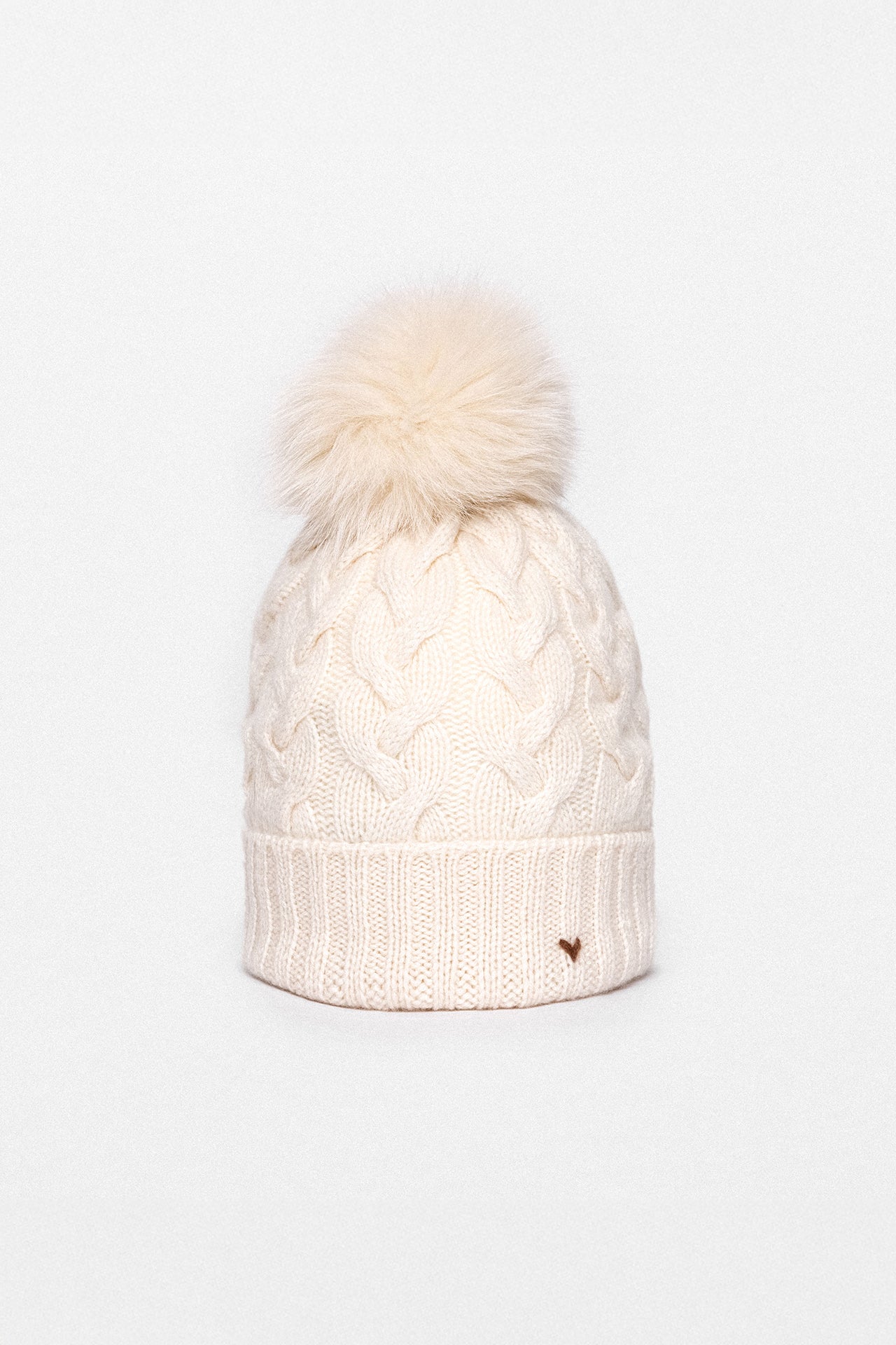 The Braid Beanie -  Milk