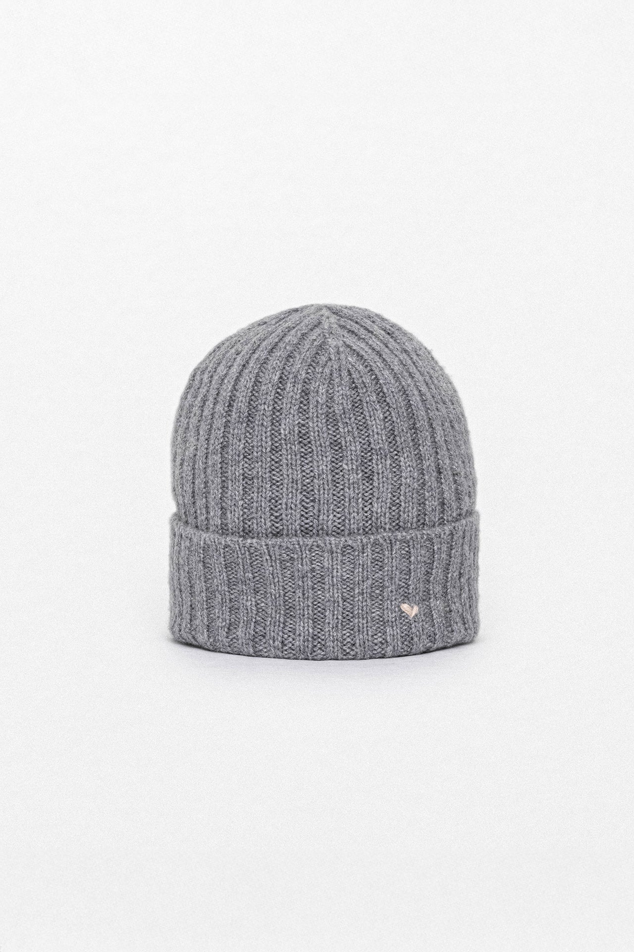 The Rib Beanie – Grey Melange