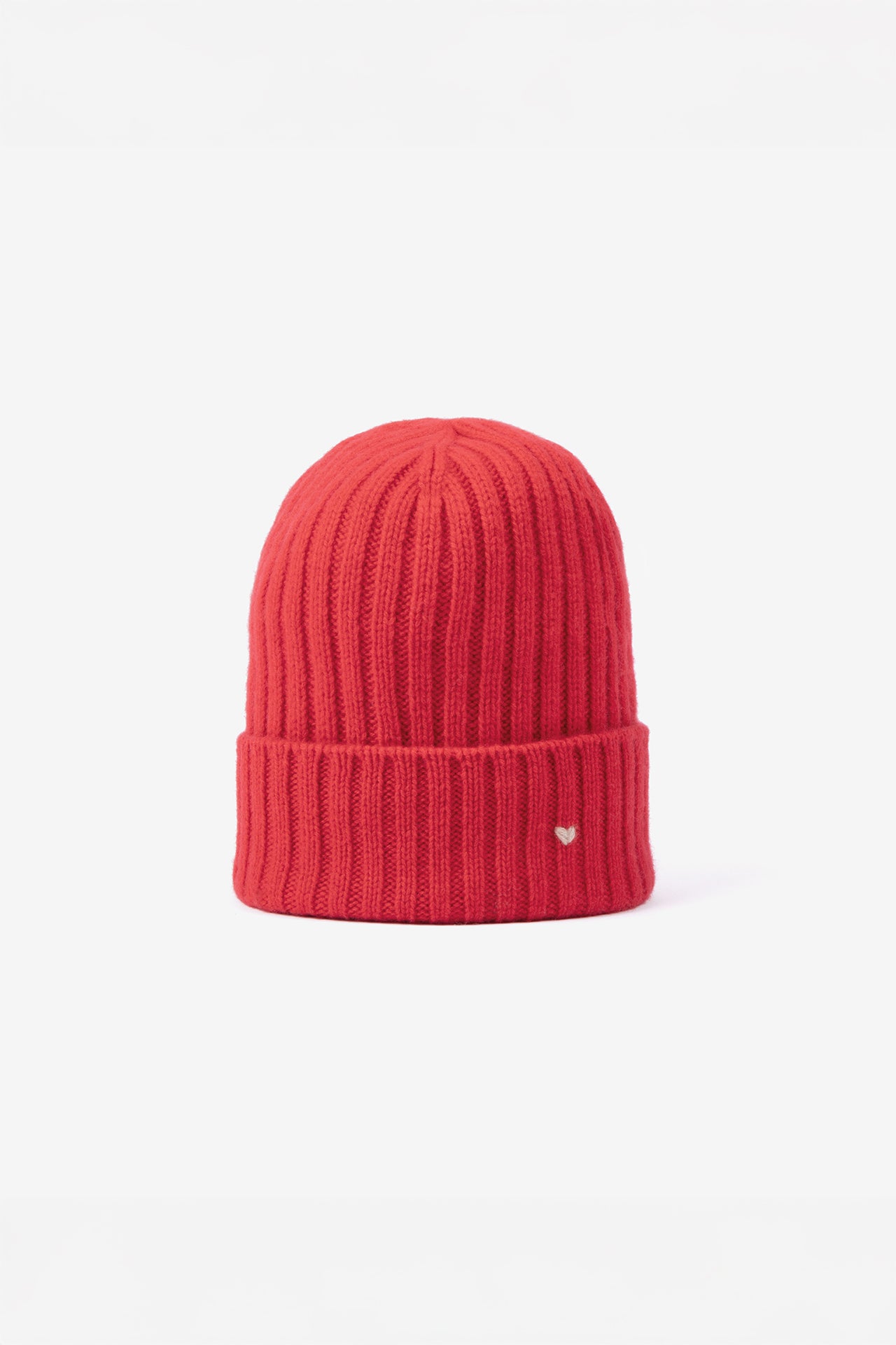 The Kids Rib Beanie – Scarlet