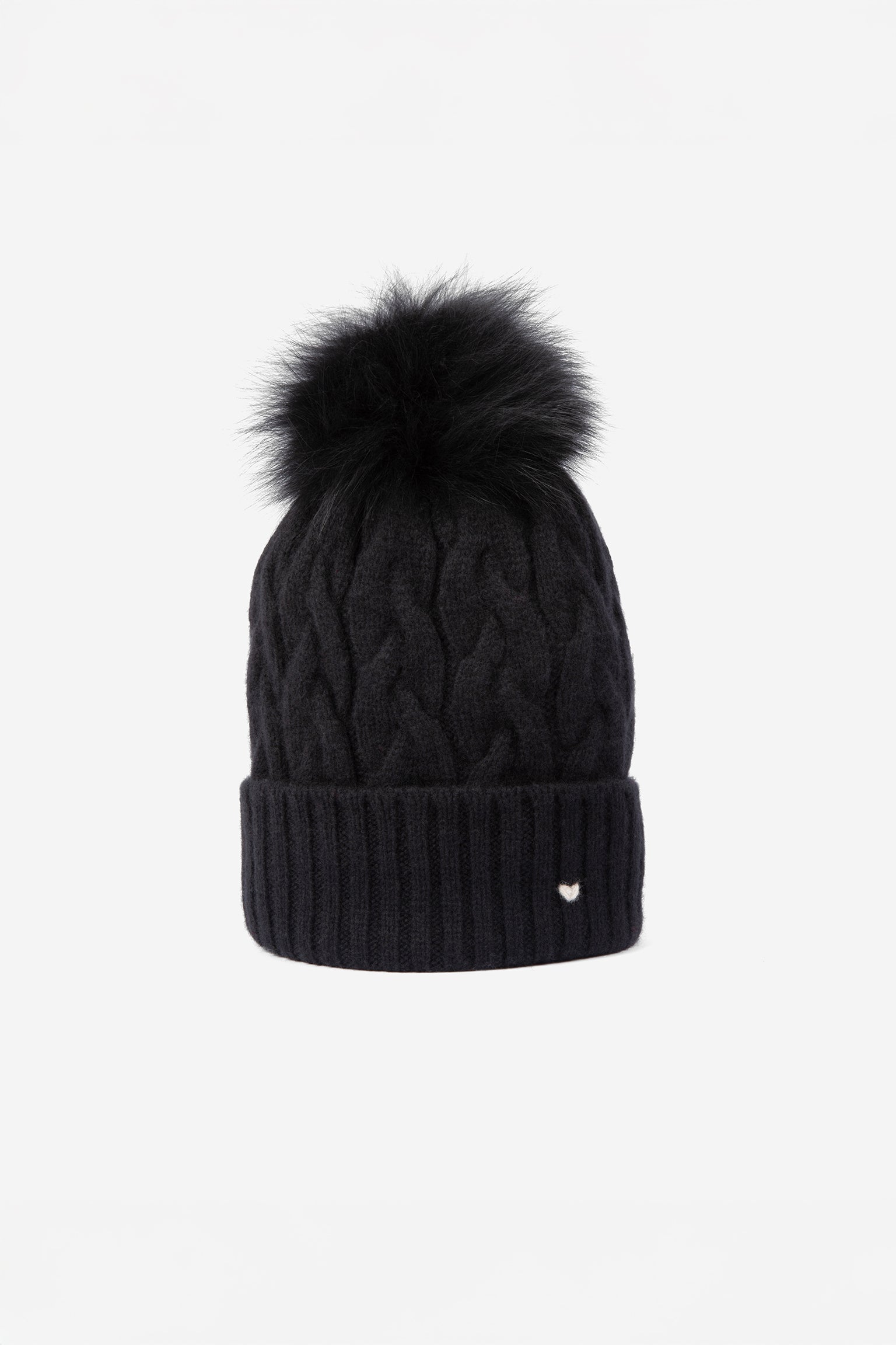The Braid Beanie -  Black
