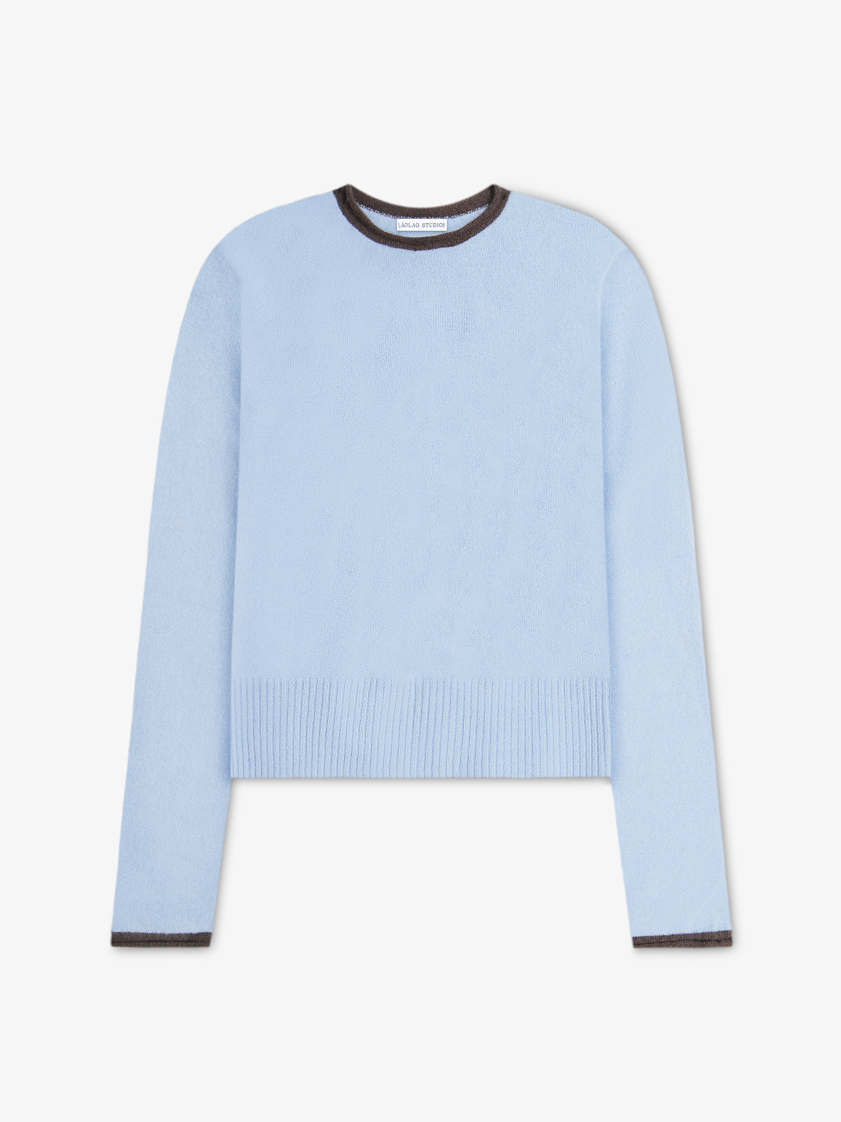 Trish Roll-Edge in Cashmere - Sky