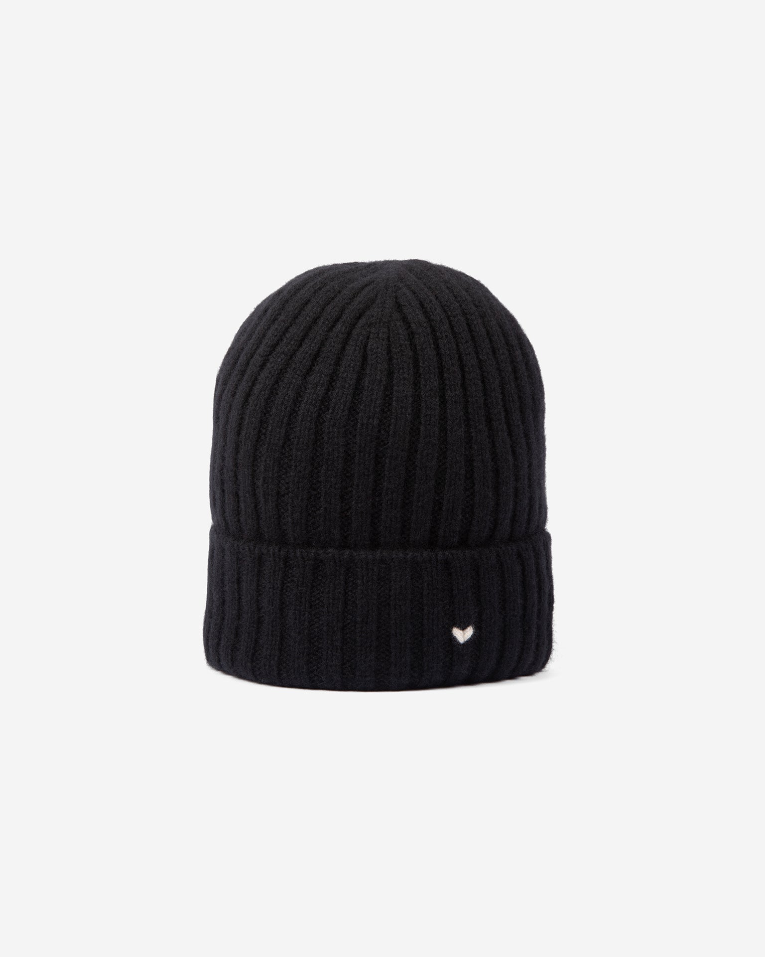 The Kids Rib Beanie – Black