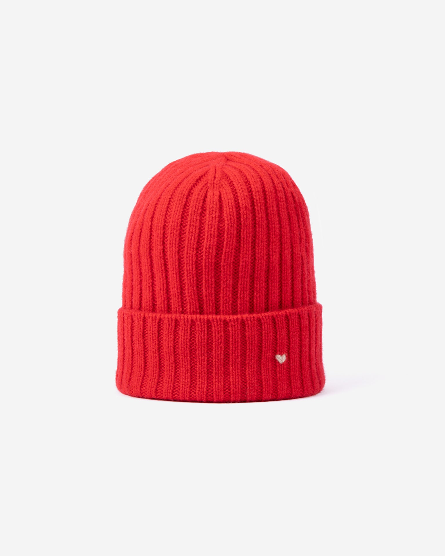 The Kids Rib Beanie – Scarlet