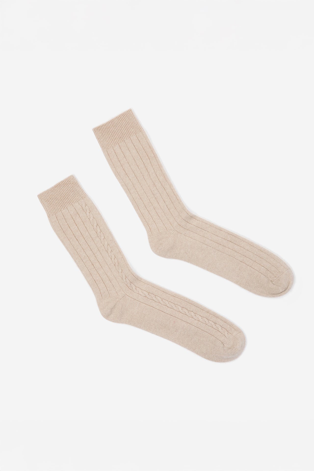 The Cashmere Socks - Sand