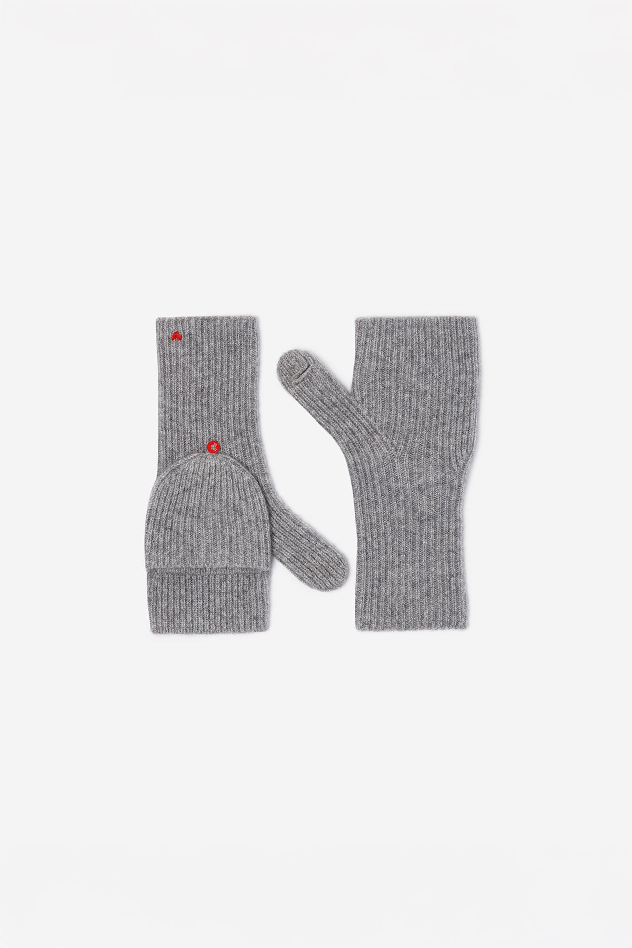 The Flip-Top Mittens - Grey