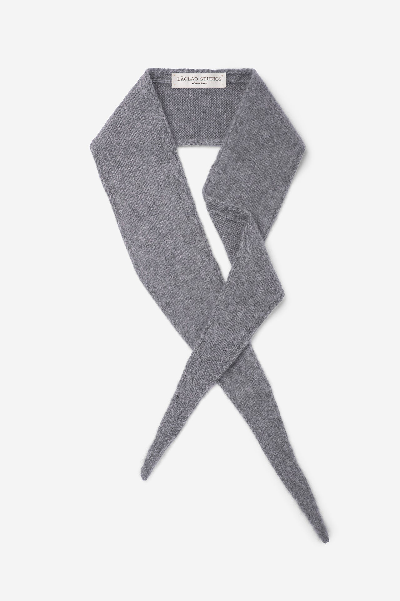 The Mini Scarf - Grey Melange