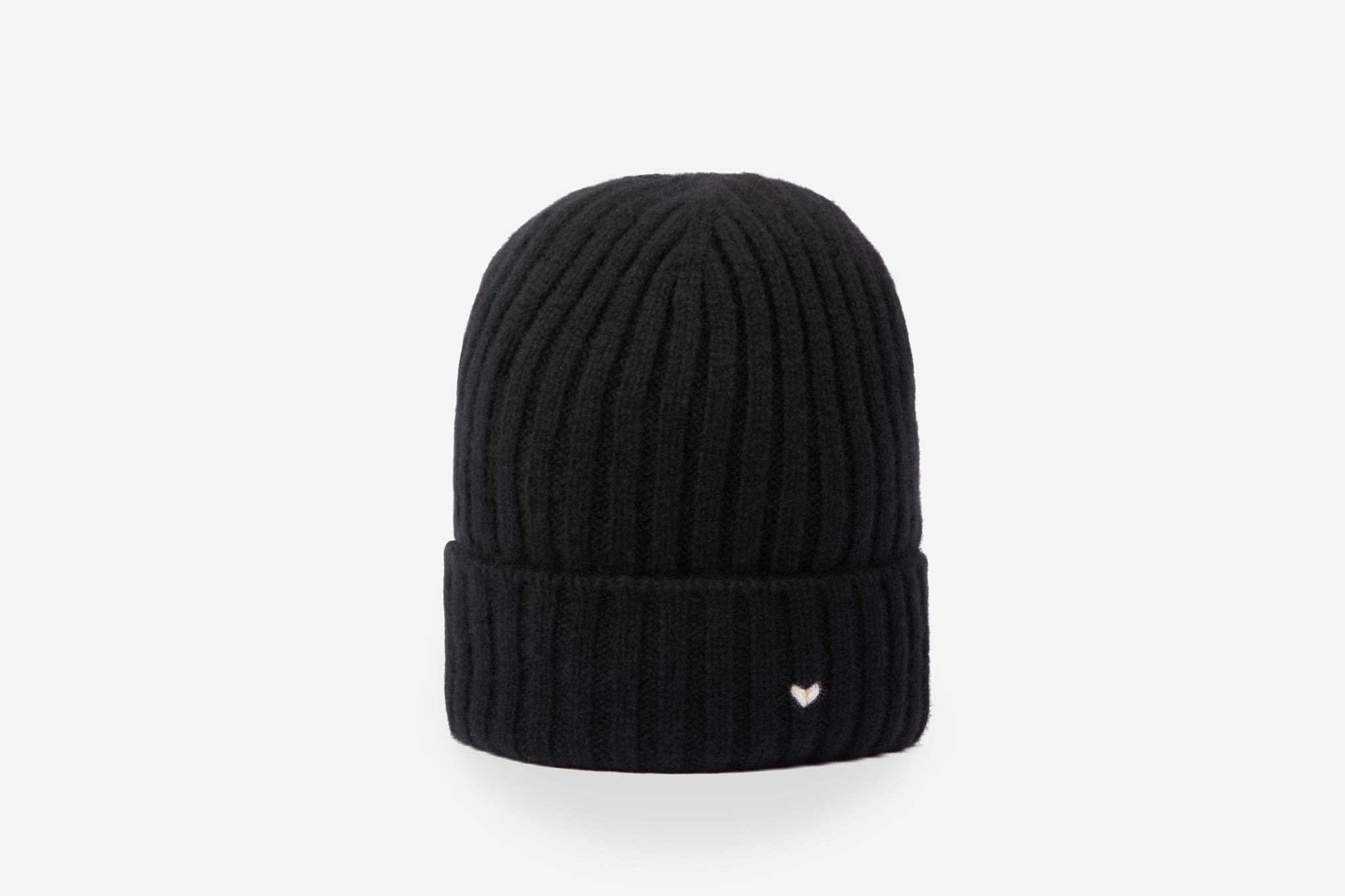 The Kids Rib Beanie – Black